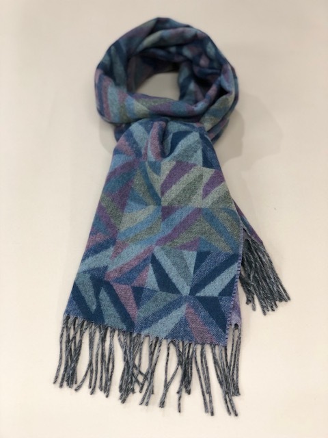 CASHMINK SCARF BY V.FRAAS LOT1666��"Geometric"