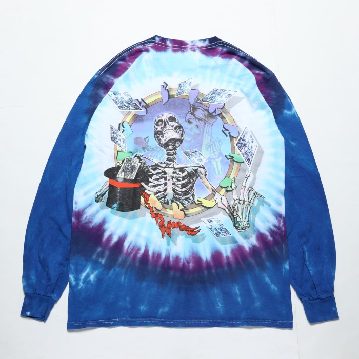 LIQUID BLUE : QUEEN OF SPADE TIE-DYE L/S TEE