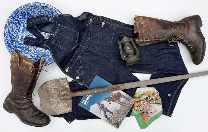 MFSC"HI DESERT"11oz BLUE DENIM "PLACER" OVERALLS