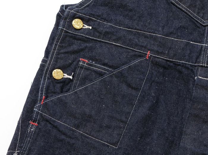 MFSC"HI DESERT"11oz BLUE DENIM "PLACER" OVERALLS