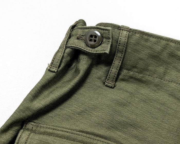 BAKER PANTS TRACE MIL-838-D 10296 REVERSED SATEEN