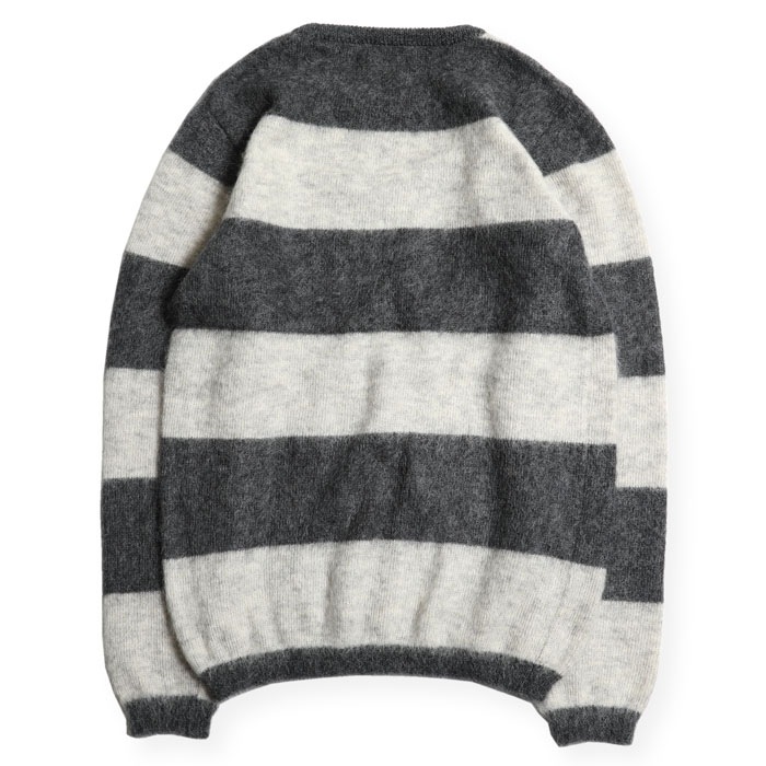 BORDER MOHAIR SWEATER