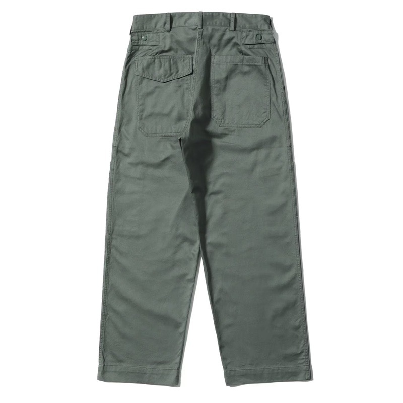 Lot No. BR42636 / TROUSERS, UTILITY, COTTON SAGE GREEN