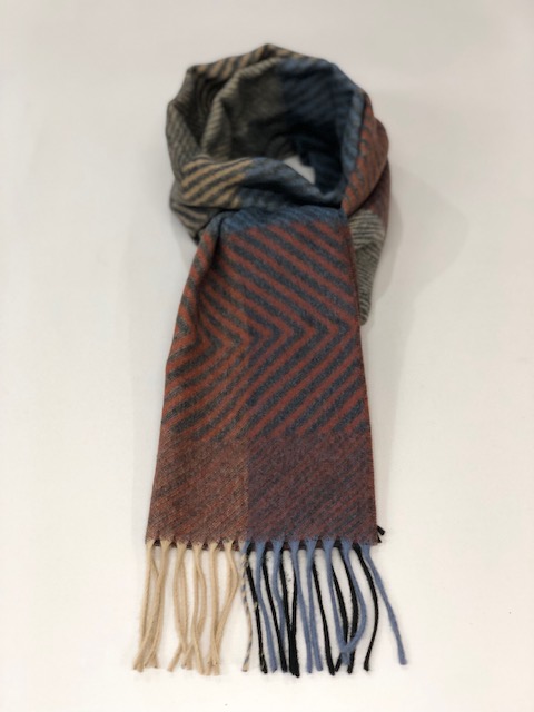 CASHMINK SCARF BY V.FRAAS LOT1666��"Random Check"