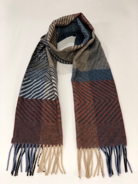 CASHMINK SCARF BY V.FRAAS LOT1666��"Random Check"