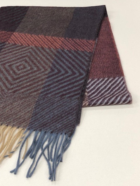 CASHMINK SCARF BY V.FRAAS LOT1666��"Random Check"