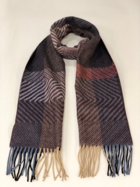 CASHMINK SCARF BY V.FRAAS LOT1666��"Random Check"