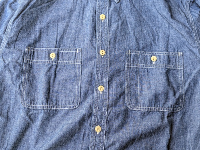 5oz SELVAGE CHAMBRAY WORK SHIRTS