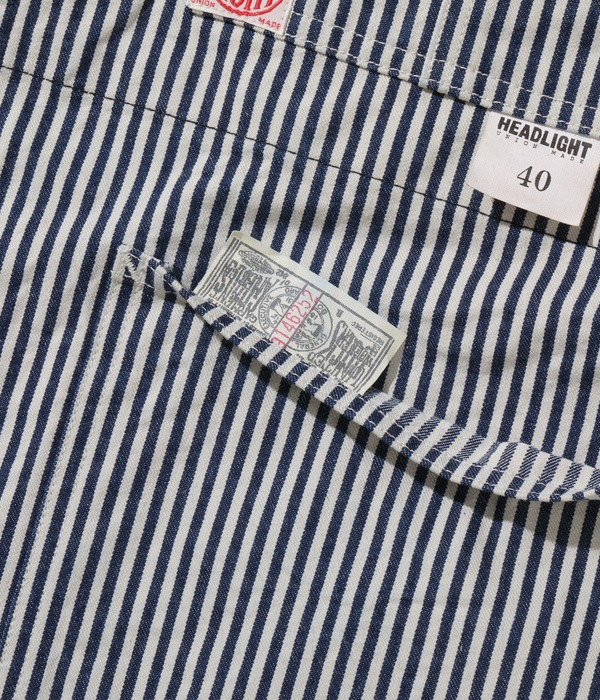 Lot No. HD15235 / HEADLIGHT 11oz. EXPRESS STRIPE WW II WORK COAT
