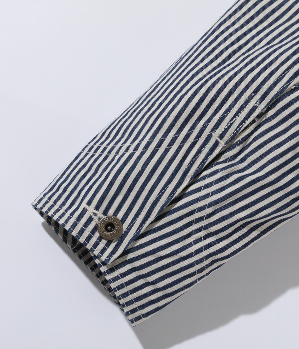 Lot No. HD15235 / HEADLIGHT 11oz. EXPRESS STRIPE WW II WORK COAT