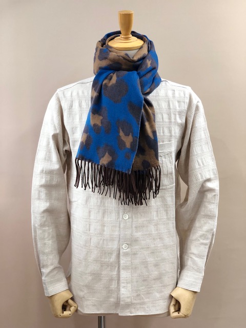CASHMINK SCARF BY V.FRAAS LOT1666��"Leopard Pattern"