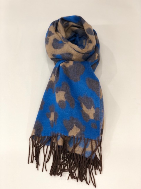 CASHMINK SCARF BY V.FRAAS LOT1666��"Leopard Pattern"