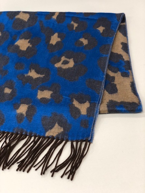 CASHMINK SCARF BY V.FRAAS LOT1666��"Leopard Pattern"