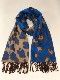 CASHMINK SCARF BY V.FRAAS LOT1666��"Leopard Pattern"
