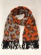 CASHMINK SCARF BY V.FRAAS LOT1666��"Leopard Pattern"