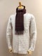 HIGH QUALITY WOOL KNITING SCARF BY V.FRAAS LOT1667��"GLEN CHECK"