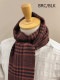 HIGH QUALITY WOOL KNITING SCARF BY V.FRAAS LOT1667��"GLEN CHECK"