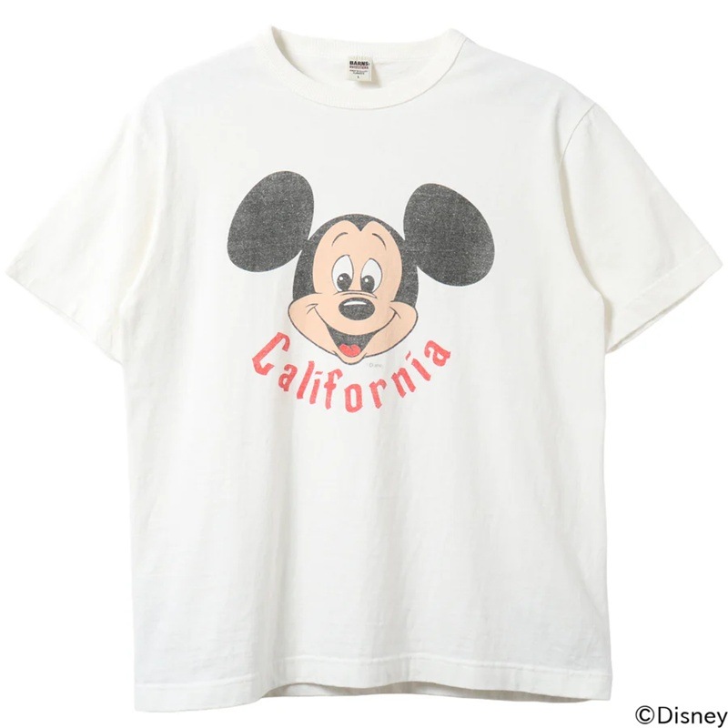 ��Mickey Mouse��"TSURIAMI" Crew Neck Print T-Shirt��SpecialItem��