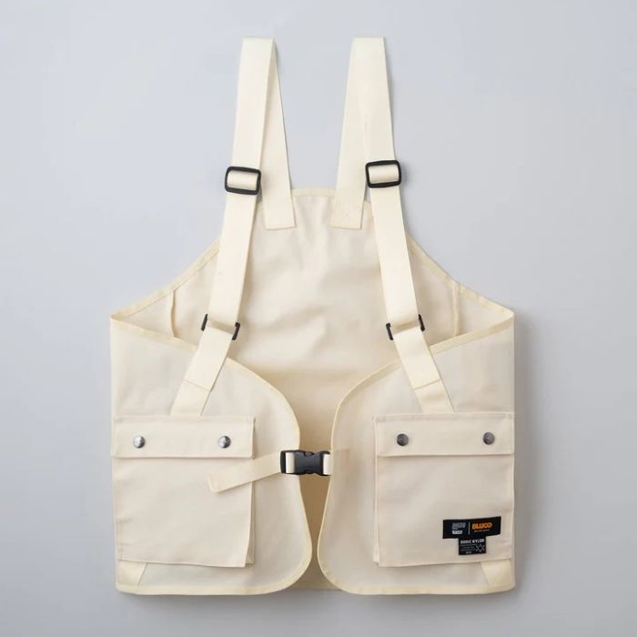 BRICK NYLON UTILITY VEST