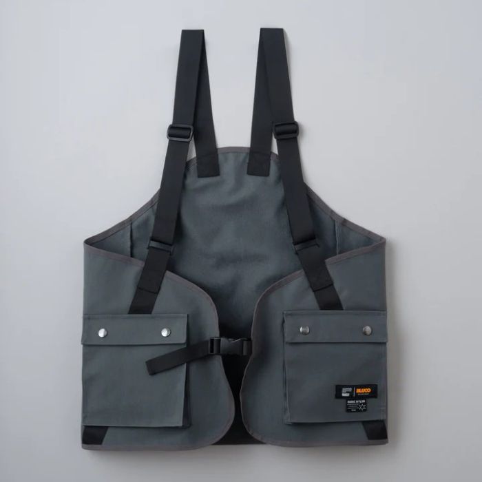 BRICK NYLON UTILITY VEST