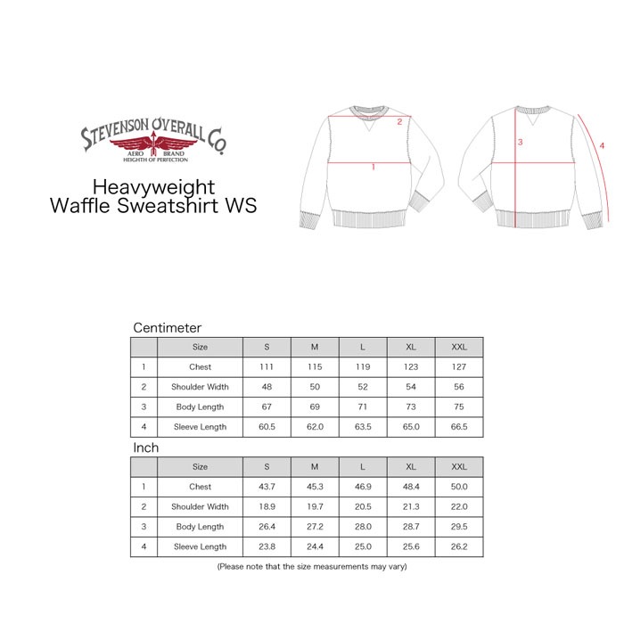 Heavyweight Waffle Sweatshirt 