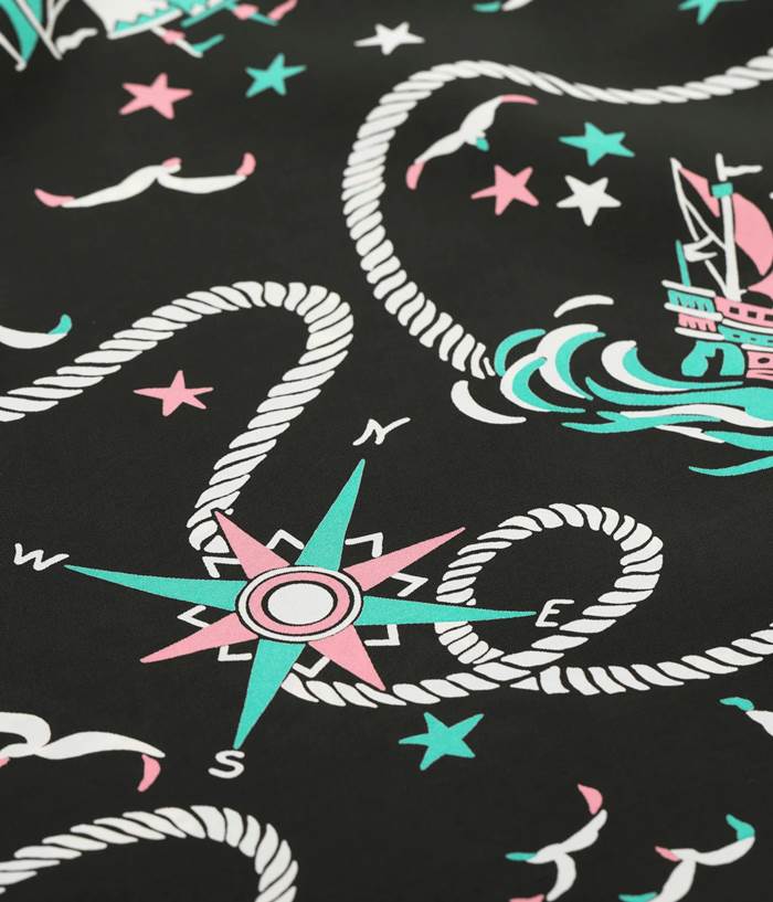 Lot No. SS39429 / RAYON HAWAIIAN SHIRT ��AGE OF DISCOVERY��