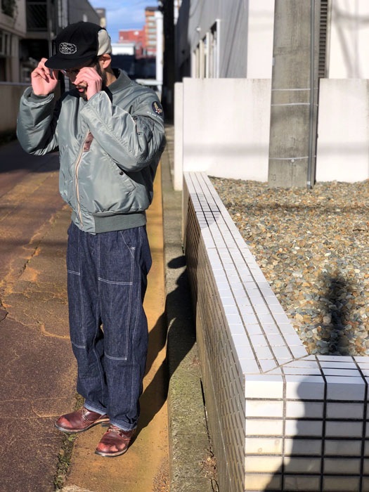 Lot 1239 1930'S WPA DOUBLE KNEE DENIM TROUSERS