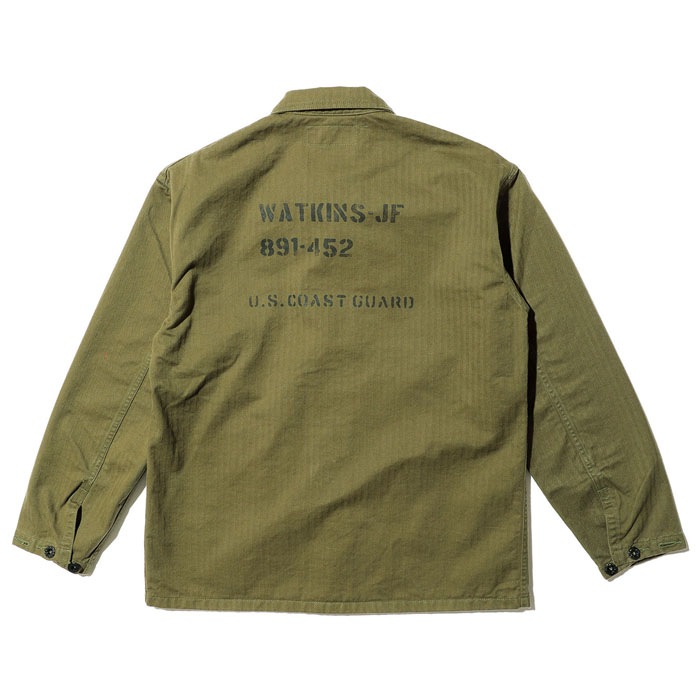 NAVAL WORK Jkt. N-3 TYPE Herringbone Twill Custom  "WATKINS-JF"