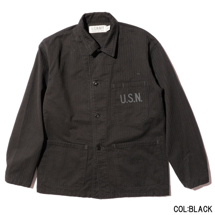 NAVAL WORK Jkt. N-3 TYPE Herringbone Twill Custom  "WATKINS-JF"