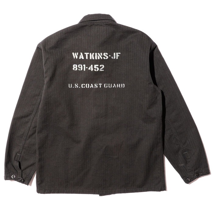 NAVAL WORK Jkt. N-3 TYPE Herringbone Twill Custom  "WATKINS-JF"