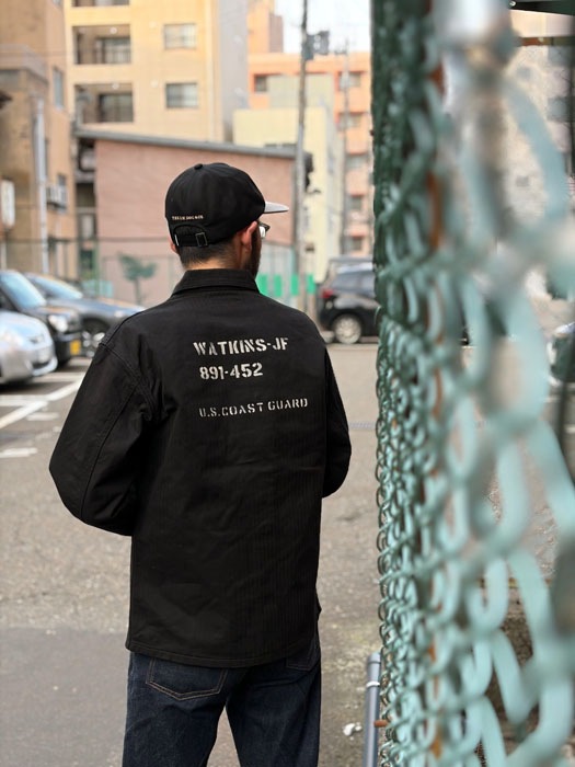 NAVAL WORK Jkt. N-3 TYPE Herringbone Twill Custom  "WATKINS-JF"