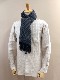 RECYCLED POLYESTER & COTTON KNITING SCARF BY V.FRAAS LOT1667 "Shepherd Check"