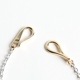 18K GOLD INFINITY HOOK & SV CHAIN S