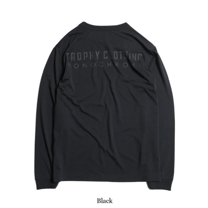 "MONOCHROME" LOGO RD L/S TEE