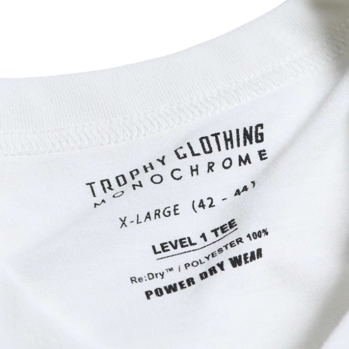 "MONOCHROME" LOGO RD L/S TEE