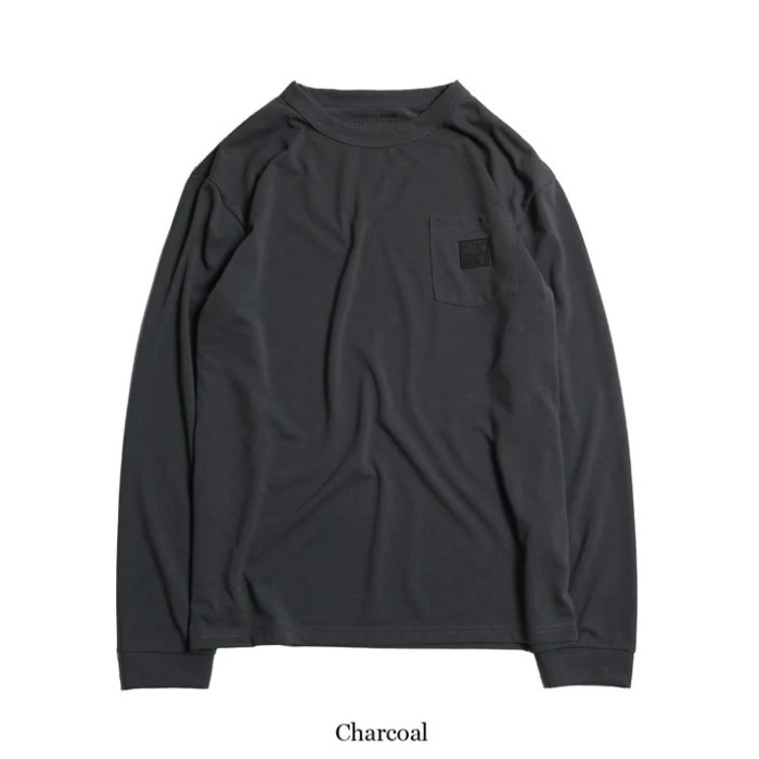 "MONOCHROME" LOGO RD L/S TEE
