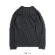 "MONOCHROME" LOGO RD L/S TEE