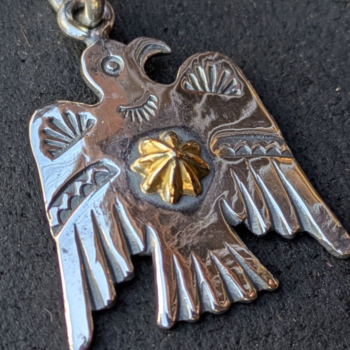 NL-0116 THUNDERBIRD PENDANT(18K GOLD SHELL)