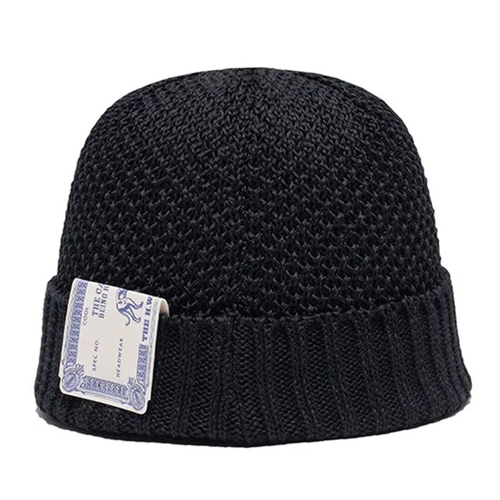 SEED STITCH KNIT CAP