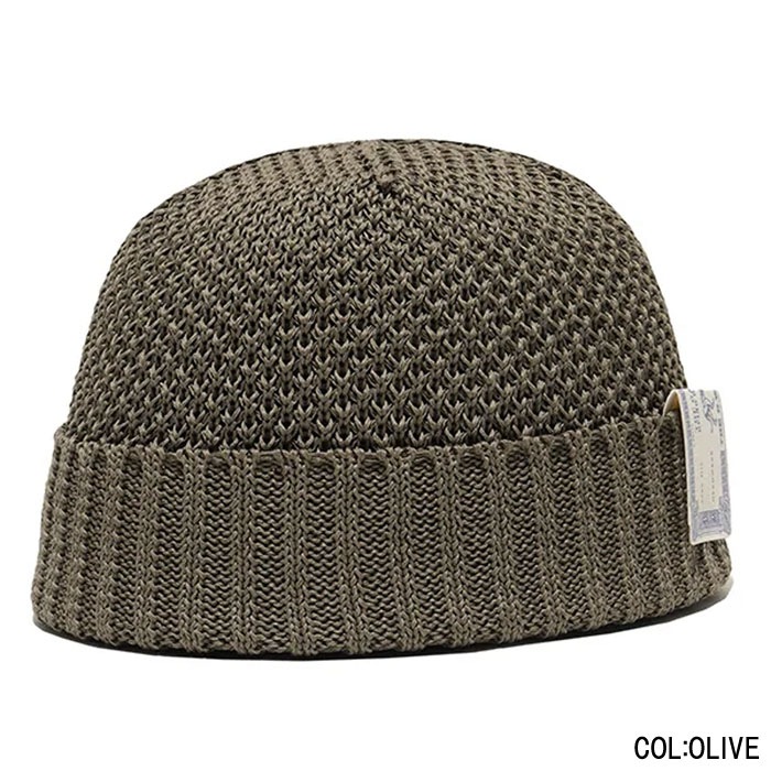 SEED STITCH KNIT CAP
