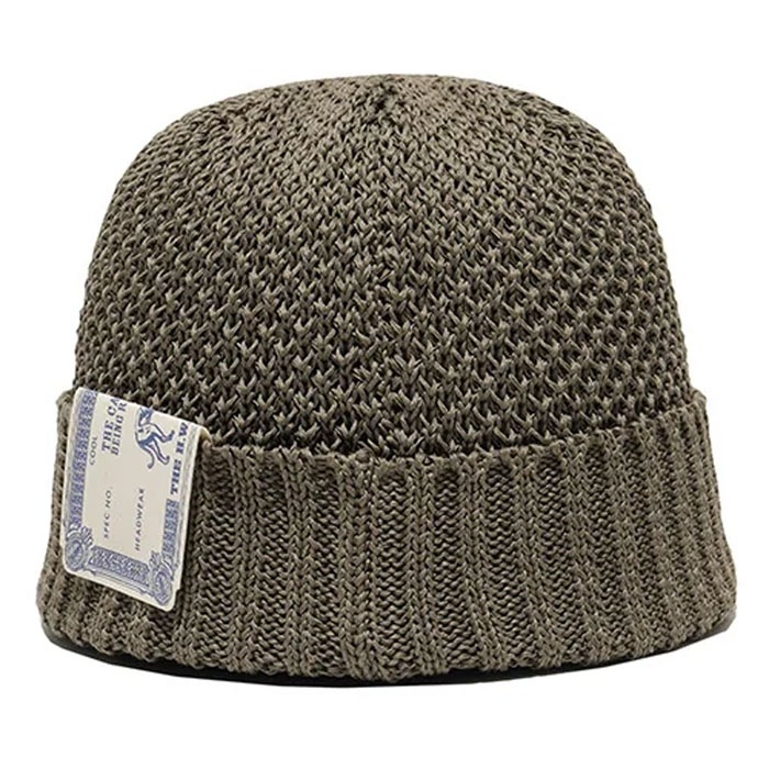 SEED STITCH KNIT CAP