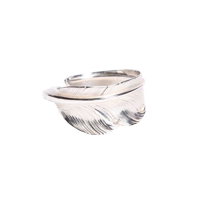 EFRG-0031 NATABANE FEATHER RING | LARRY SMITH | WESTERN