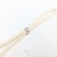NL-0154 LEAF STAMPED ROSE PENDANT NECKLACE(18K GOLD ACCENT)