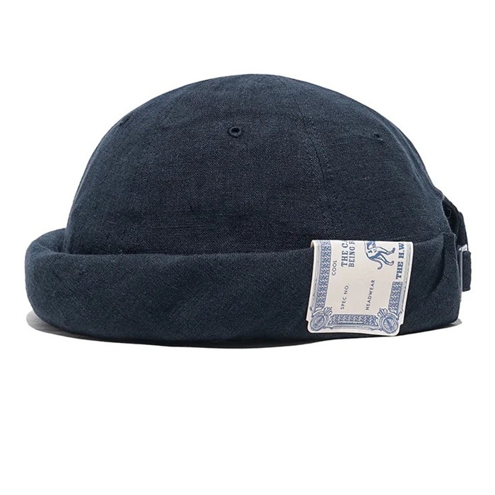 LINEN CANVAS ROLL CAP