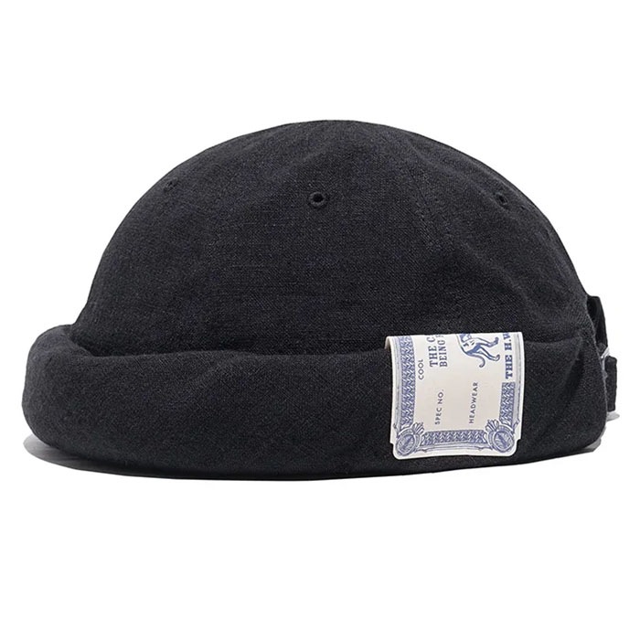 LINEN CANVAS ROLL CAP