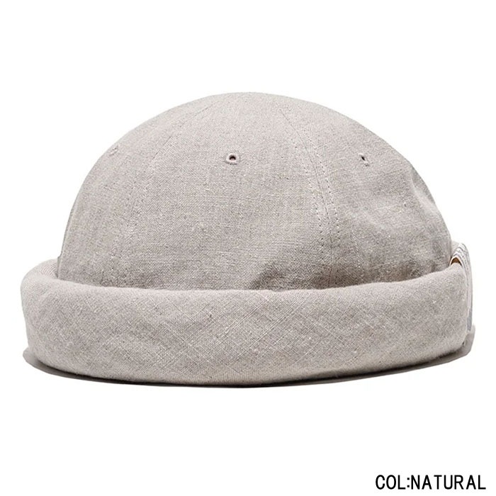 LINEN CANVAS ROLL CAP