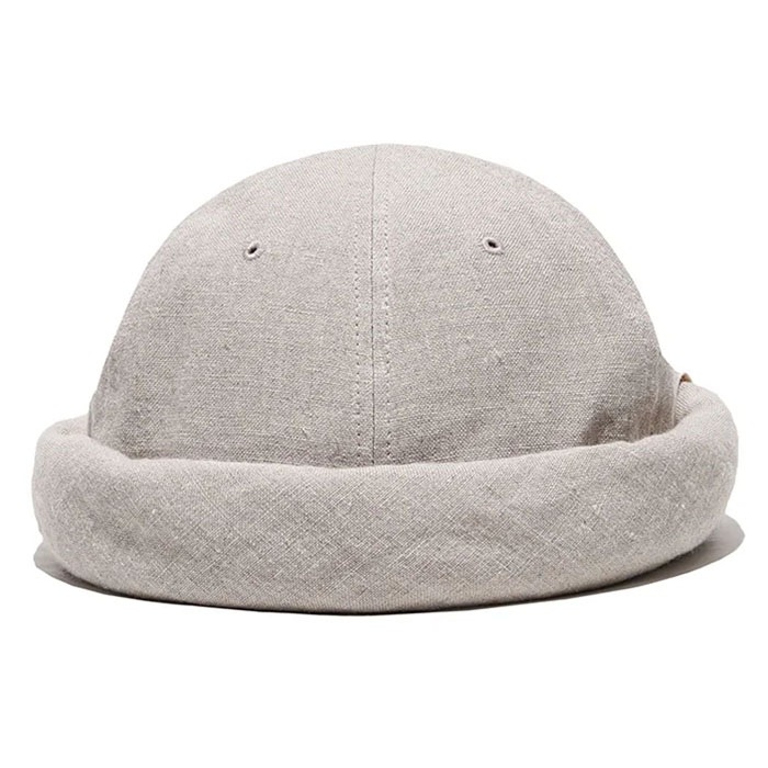 LINEN CANVAS ROLL CAP
