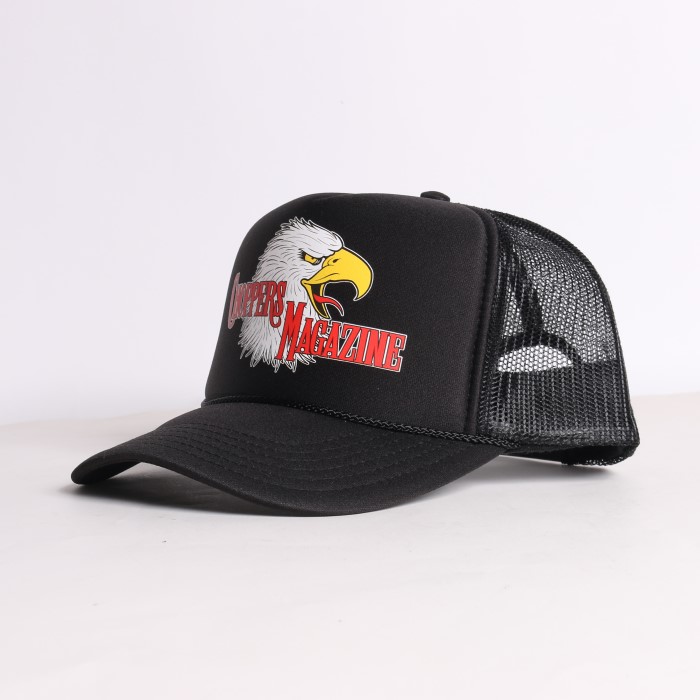 CHOPPERS MAGAZINE TRUCKER HAT "EAGLE" GARBAGE WAGON WESTERN RIVER