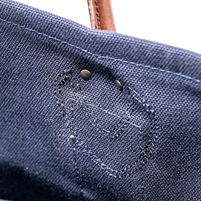 Leather Handle Tote Medium Short Handle