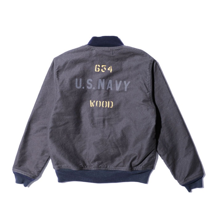 Civilian Deck Jkt. "654 U.S.NAVY WOOD" CUSTOM